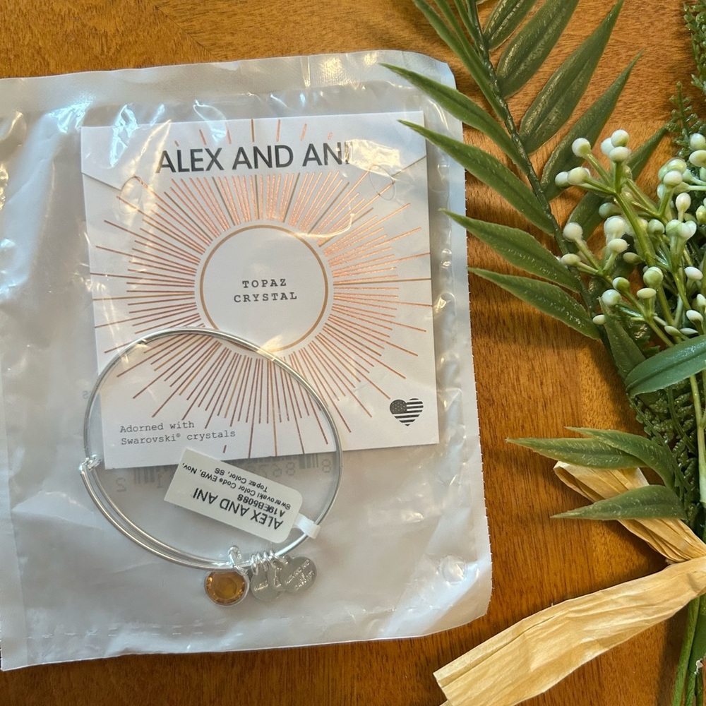 Alex and Ani Nov Birthstone Bangle